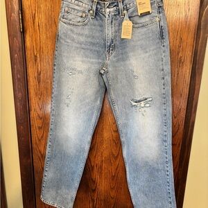 Levi's Light Wash Distressed Jeans